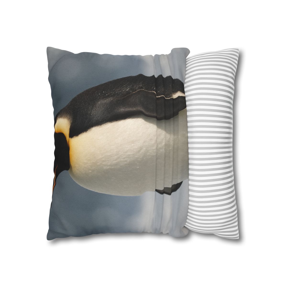 Aurora Drift Emperor Penguin stylish decorative pillowcases