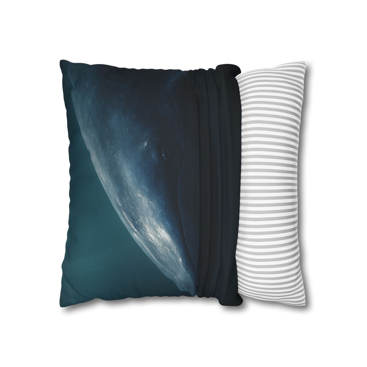 Ocean Song Blue Whale personalized pillow covers