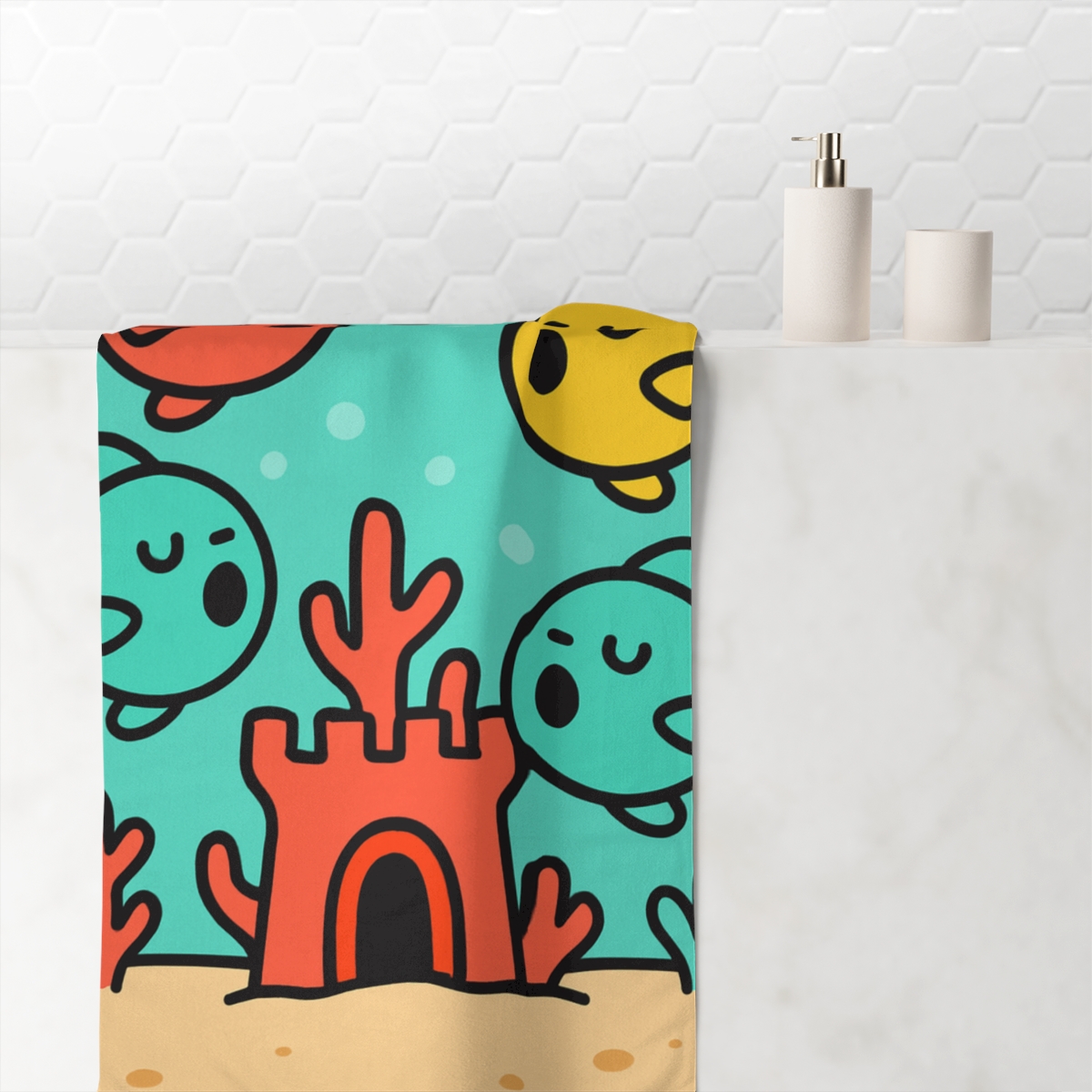 Coral Castle Choir decorative home towels