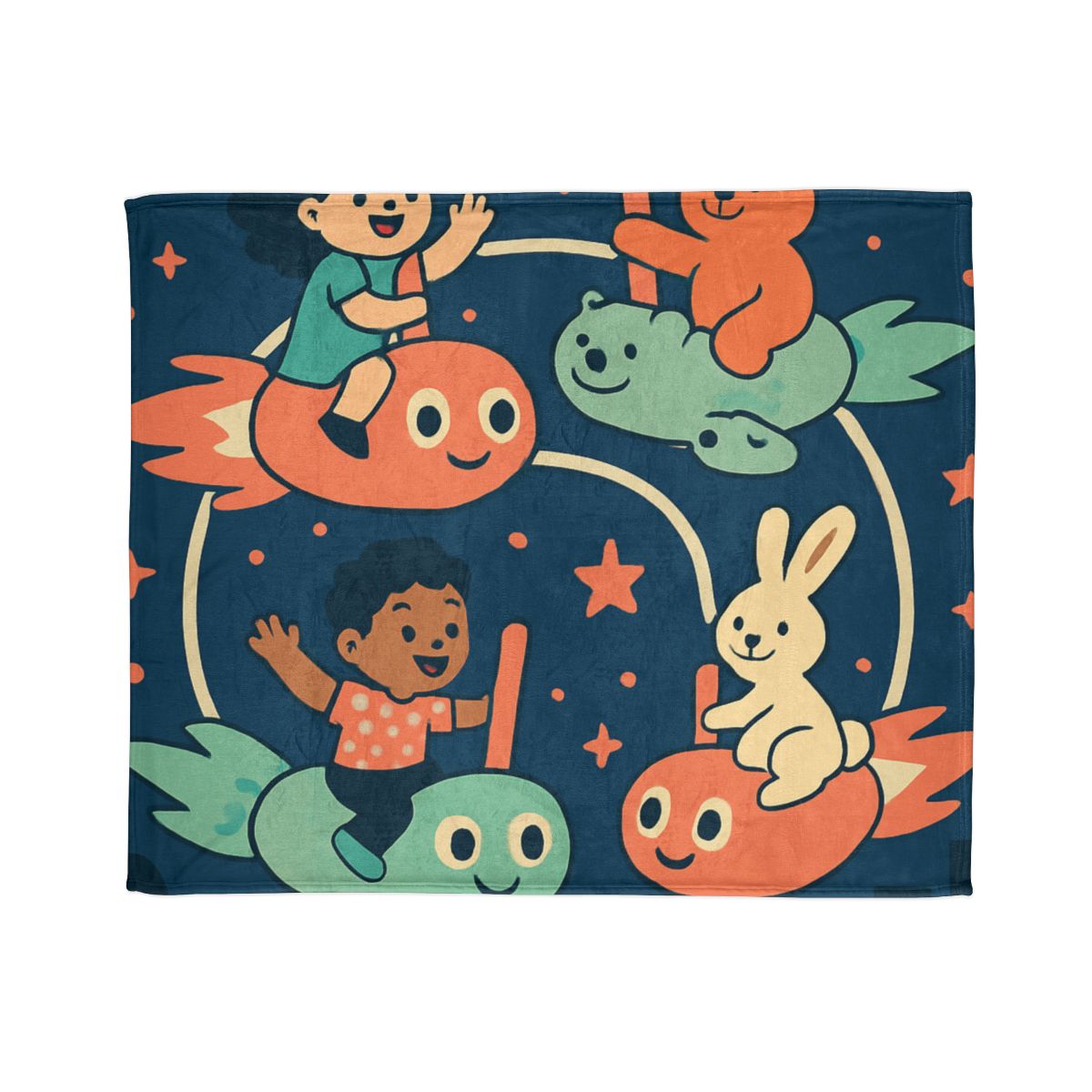 Comet Carousel Park decorative home blankets