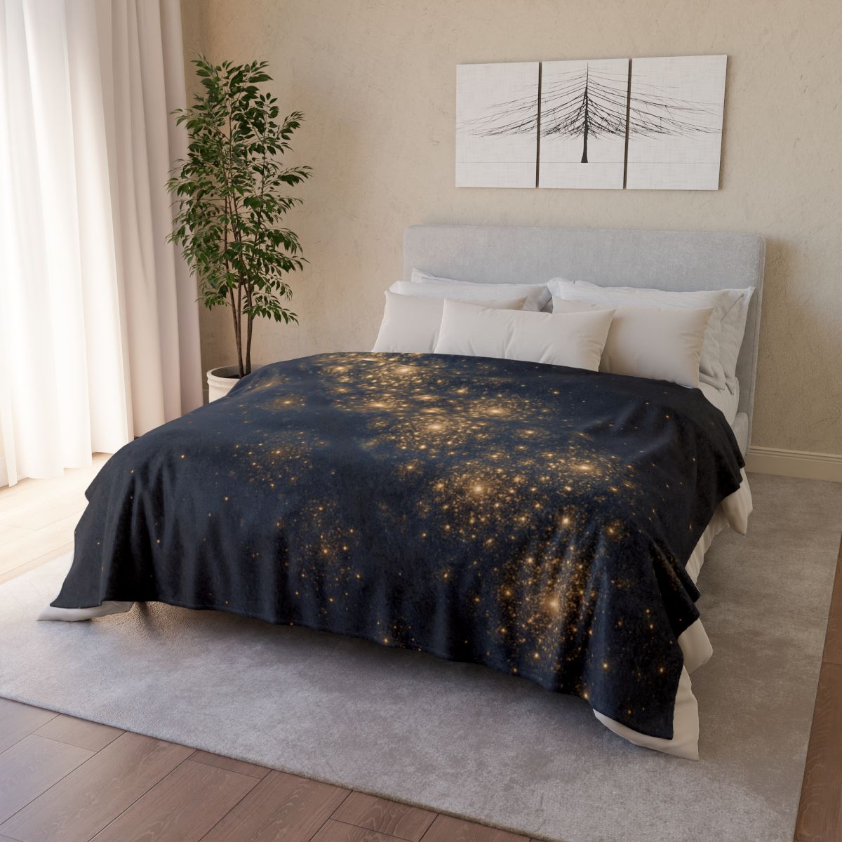 Starfield Mosaic Cascade trendy patterned blankets