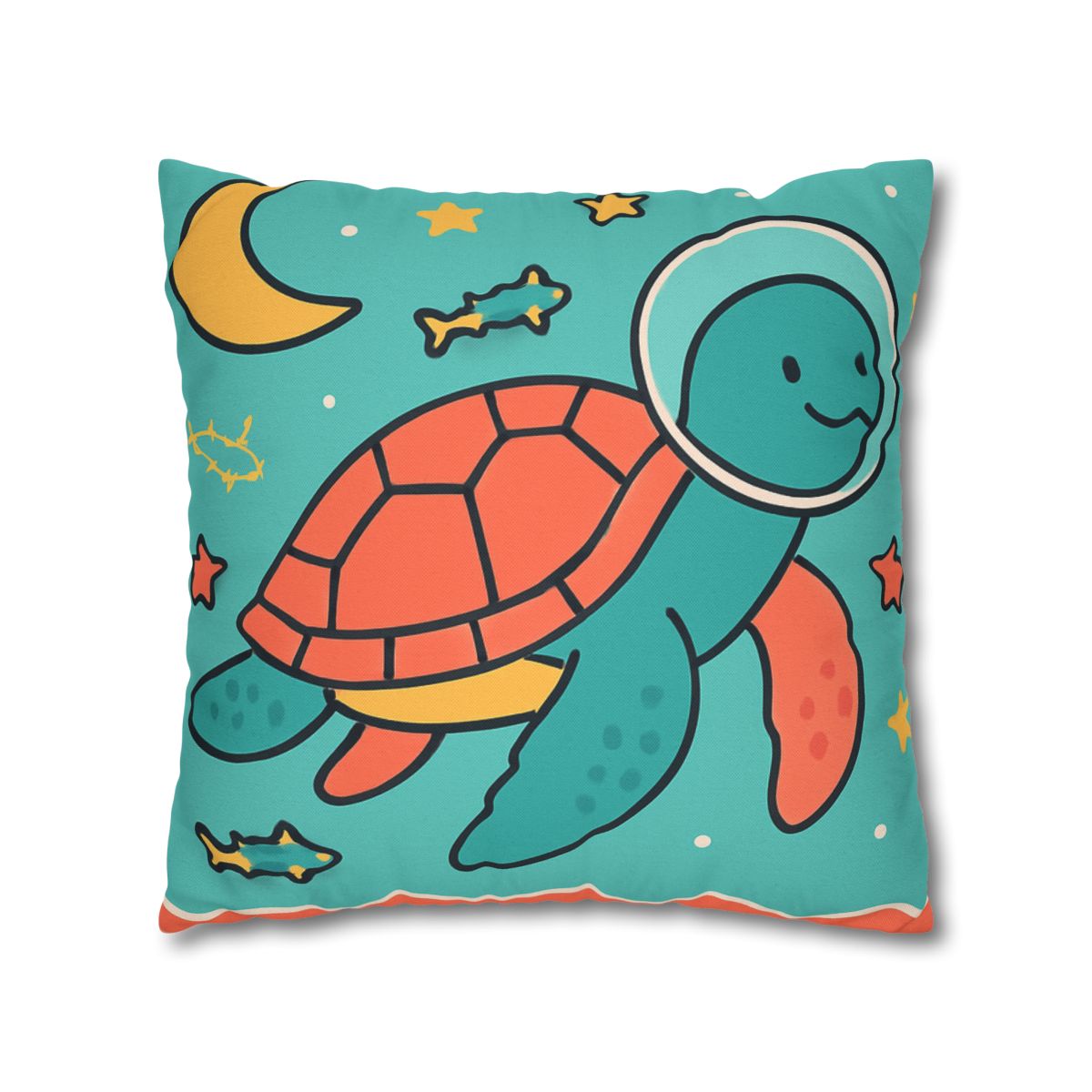 Starship Sea Turtle Explorer comfortable bedding pillow covers