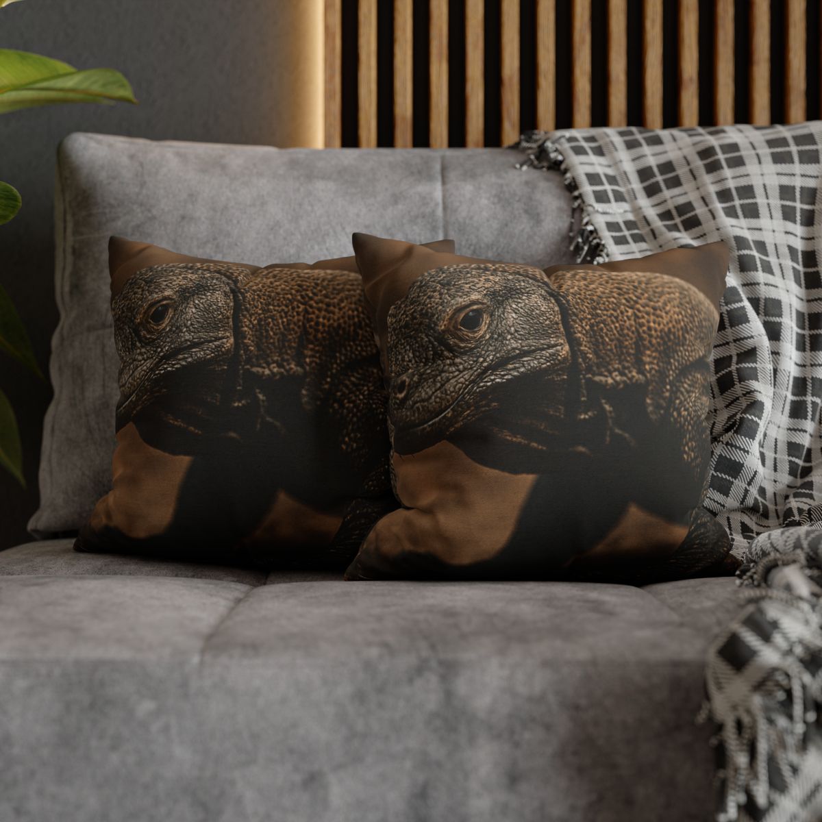 Ancient Sentinel Komodo Dragon stylish decorative pillowcases