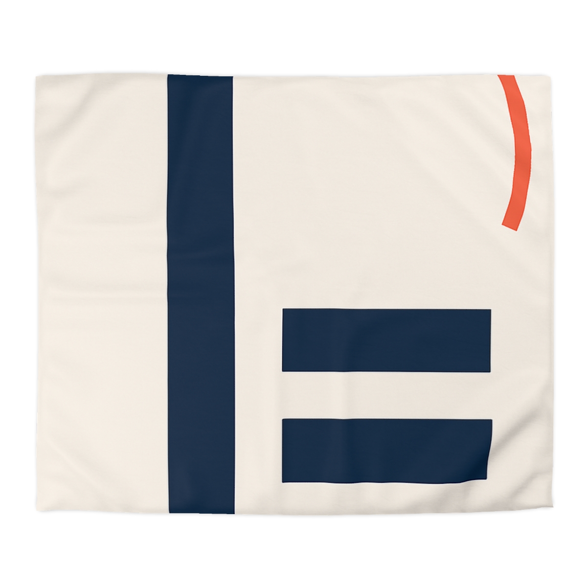 Offset Bars With Orbit Arc unique patterned duvets