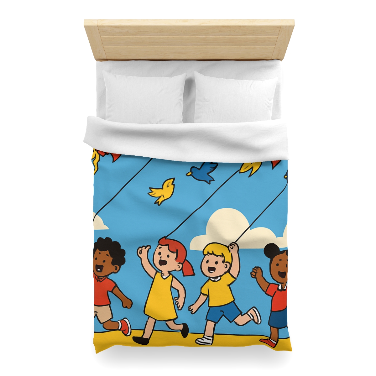 Rocket Kite Race soft comforter duvets