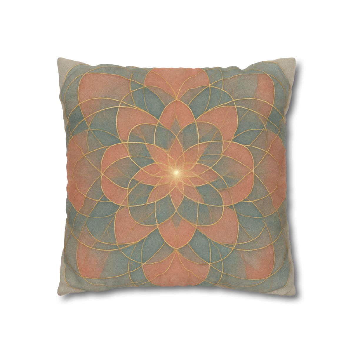 Petal Orbit Lattice soft cotton pillow cases