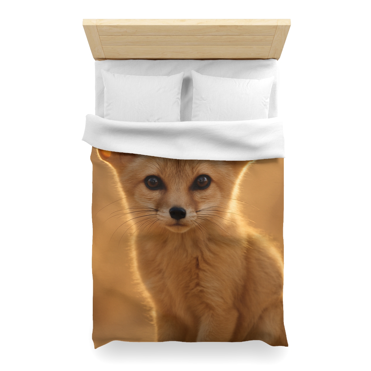 Ember Dusk Fennec Fox designer printed duvets