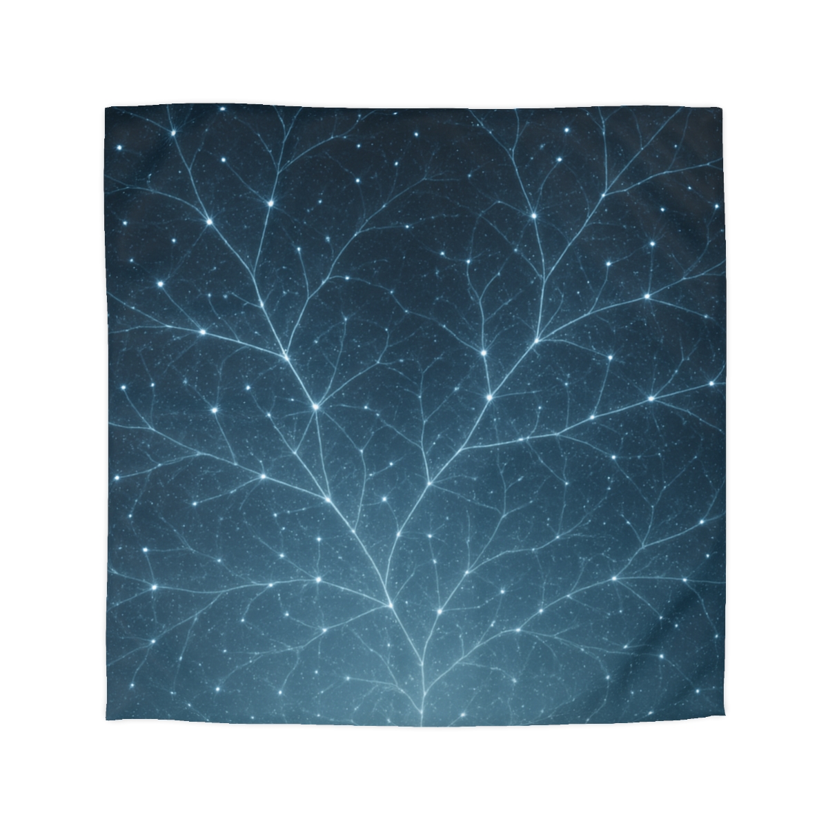 Starlit Fractal Canopy duvets for gifts