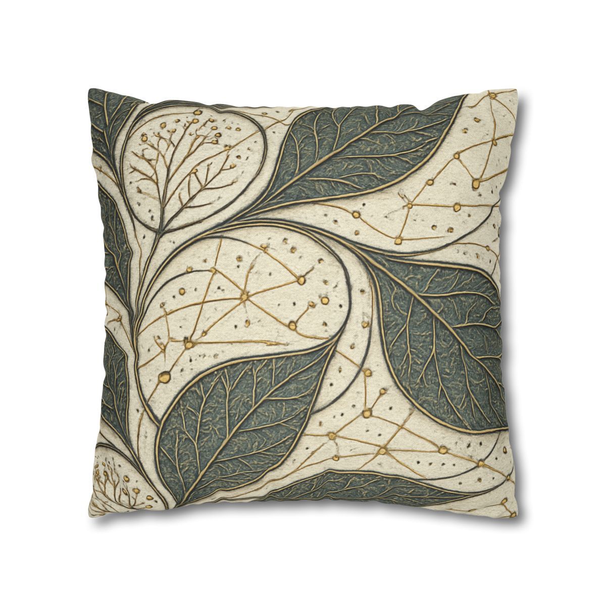 Leaf Vein Starchart Filigree designer print pillow cases