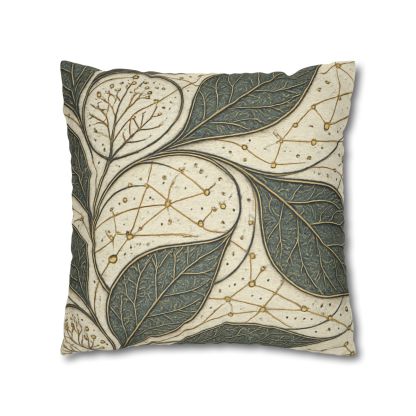 Leaf Vein Starchart Filigree designer print pillow cases