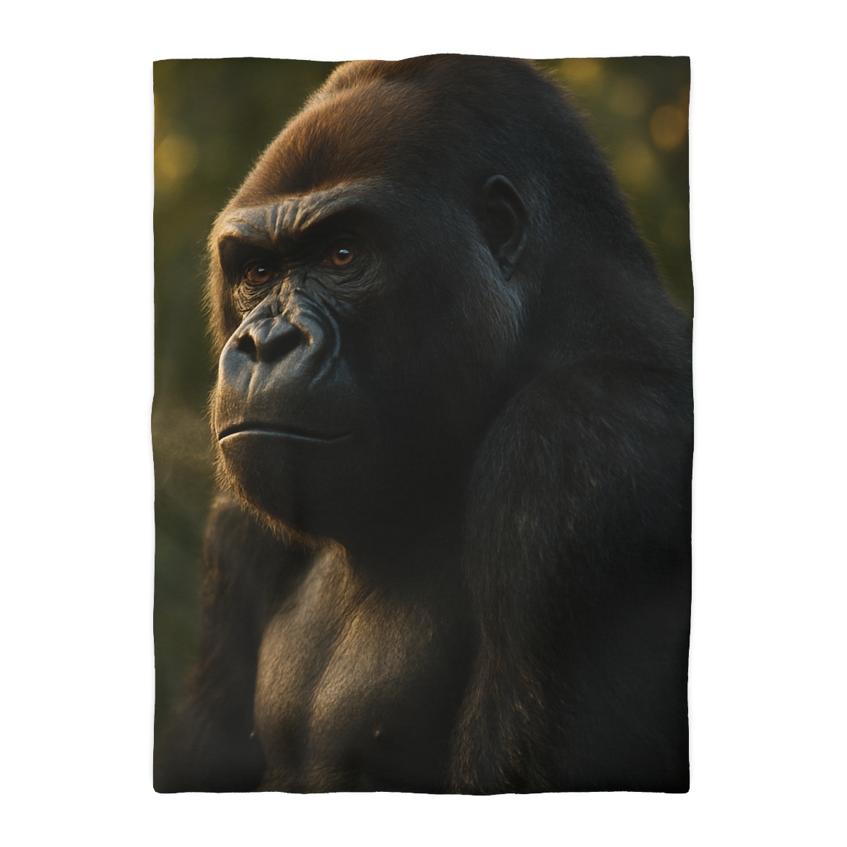Dawn Guardian Silverback Gorilla designer printed duvets