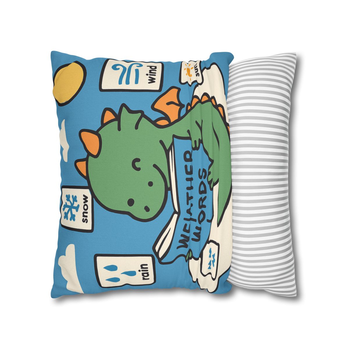 Cloud Library Dragon designer print pillow cases