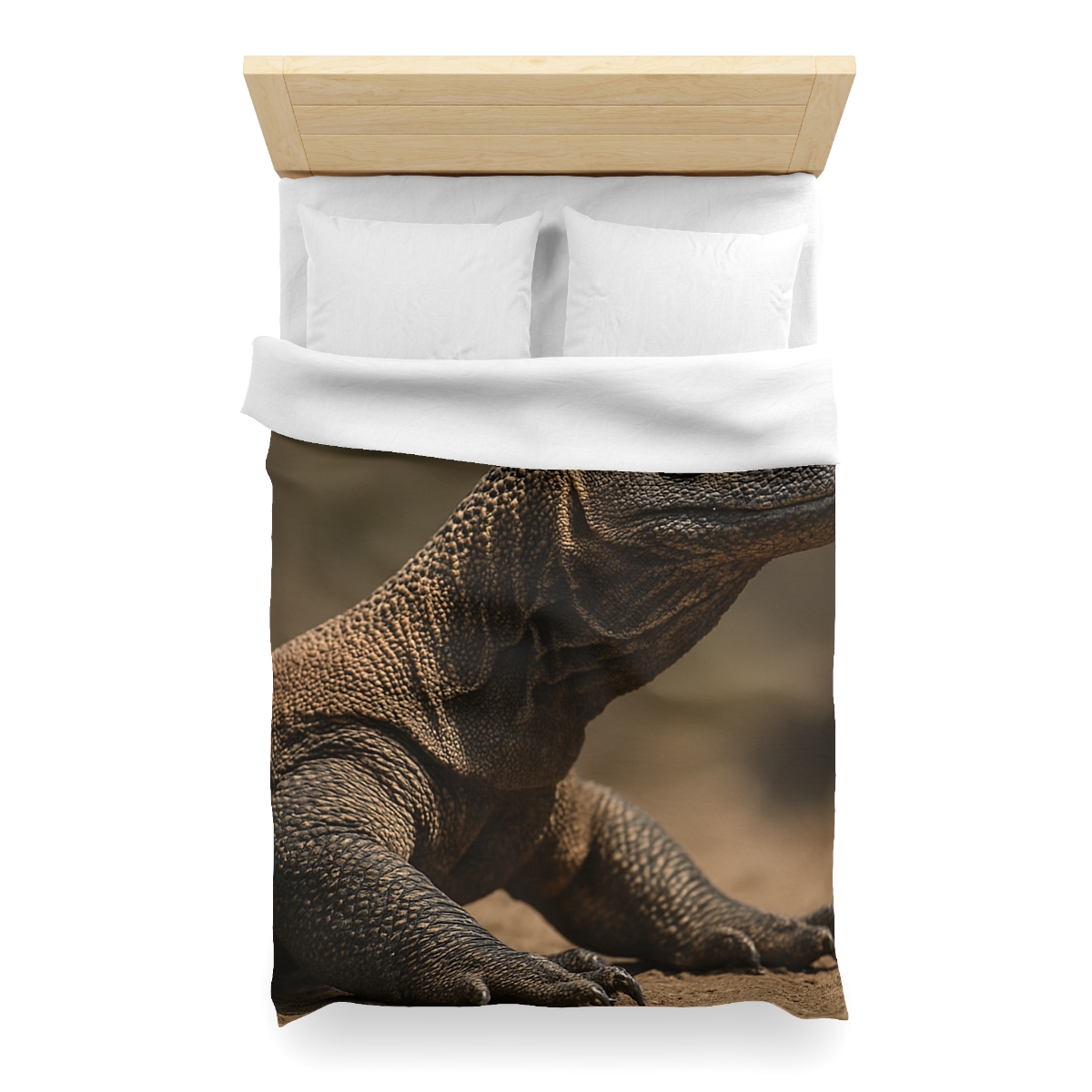 Ancient Sentinel Komodo Dragon soft comforter duvets
