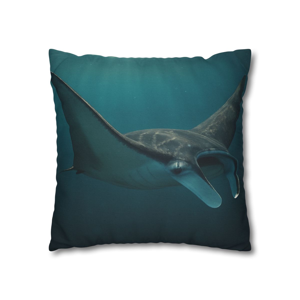 Starlit Drift Manta Ray designer print pillow cases