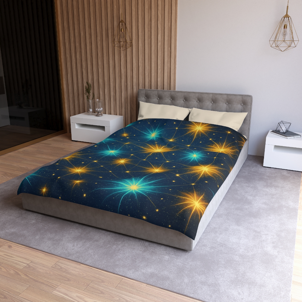 Starburst Lace Cluster stylish duvet covers