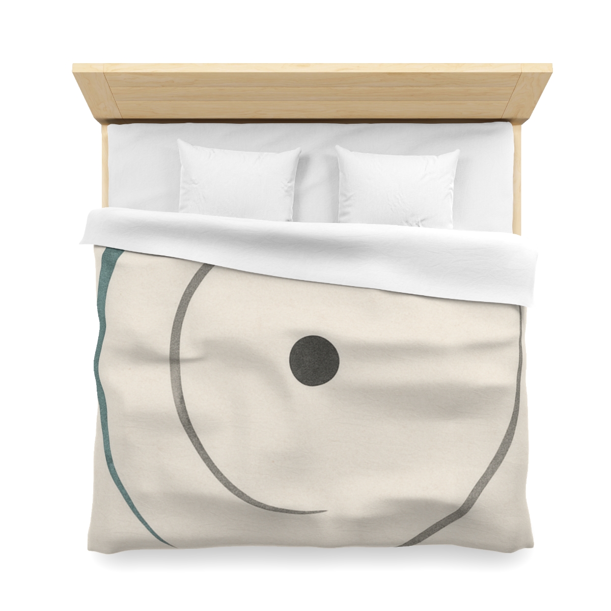 Twin Arcs And Centered Dot unique patterned duvets