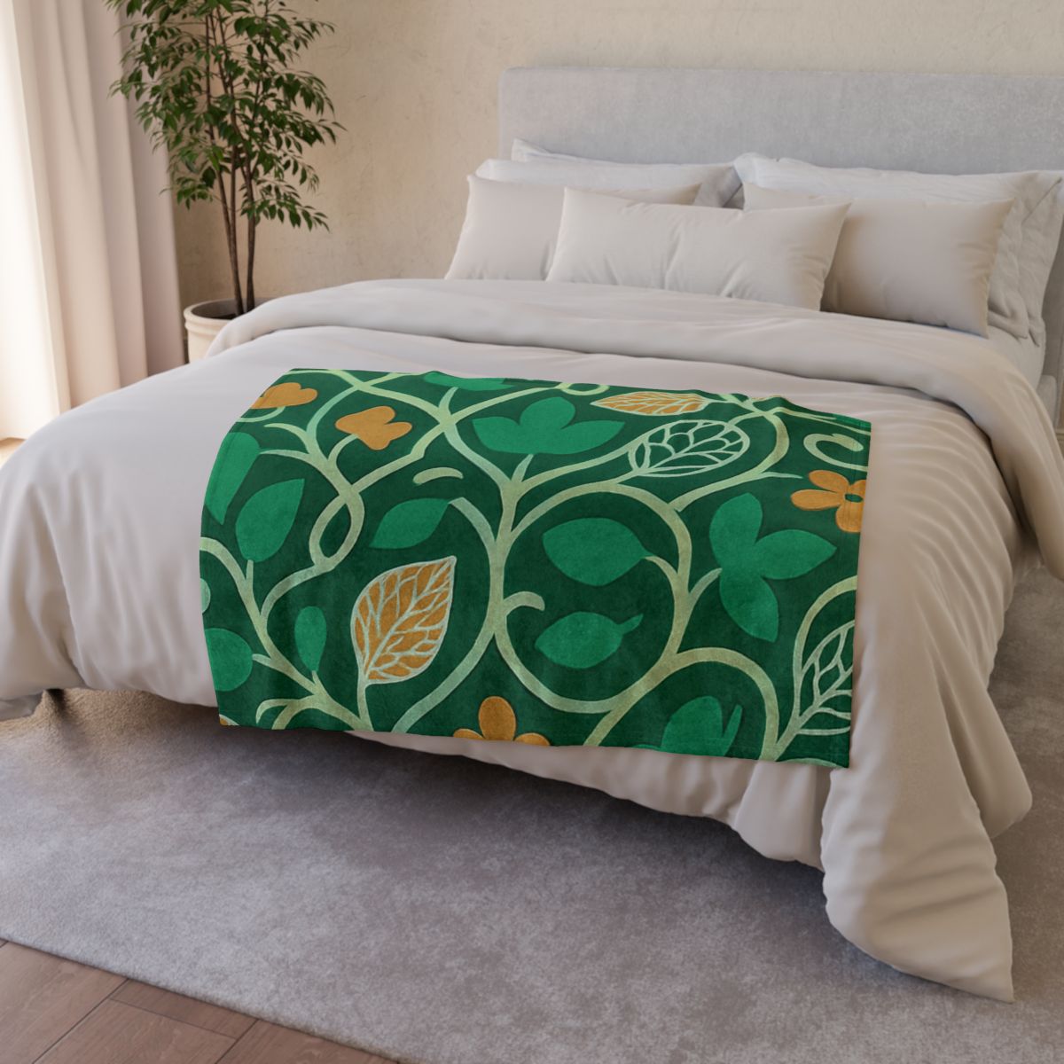 Vine Lattice Mosaic trendy patterned blankets