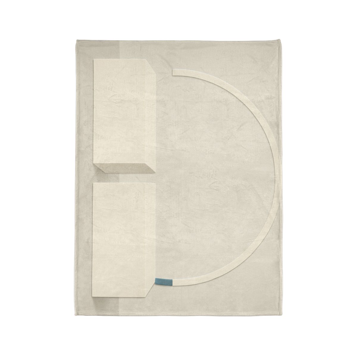 Gentle Arc Over Twin Blocks soft fleece blankets