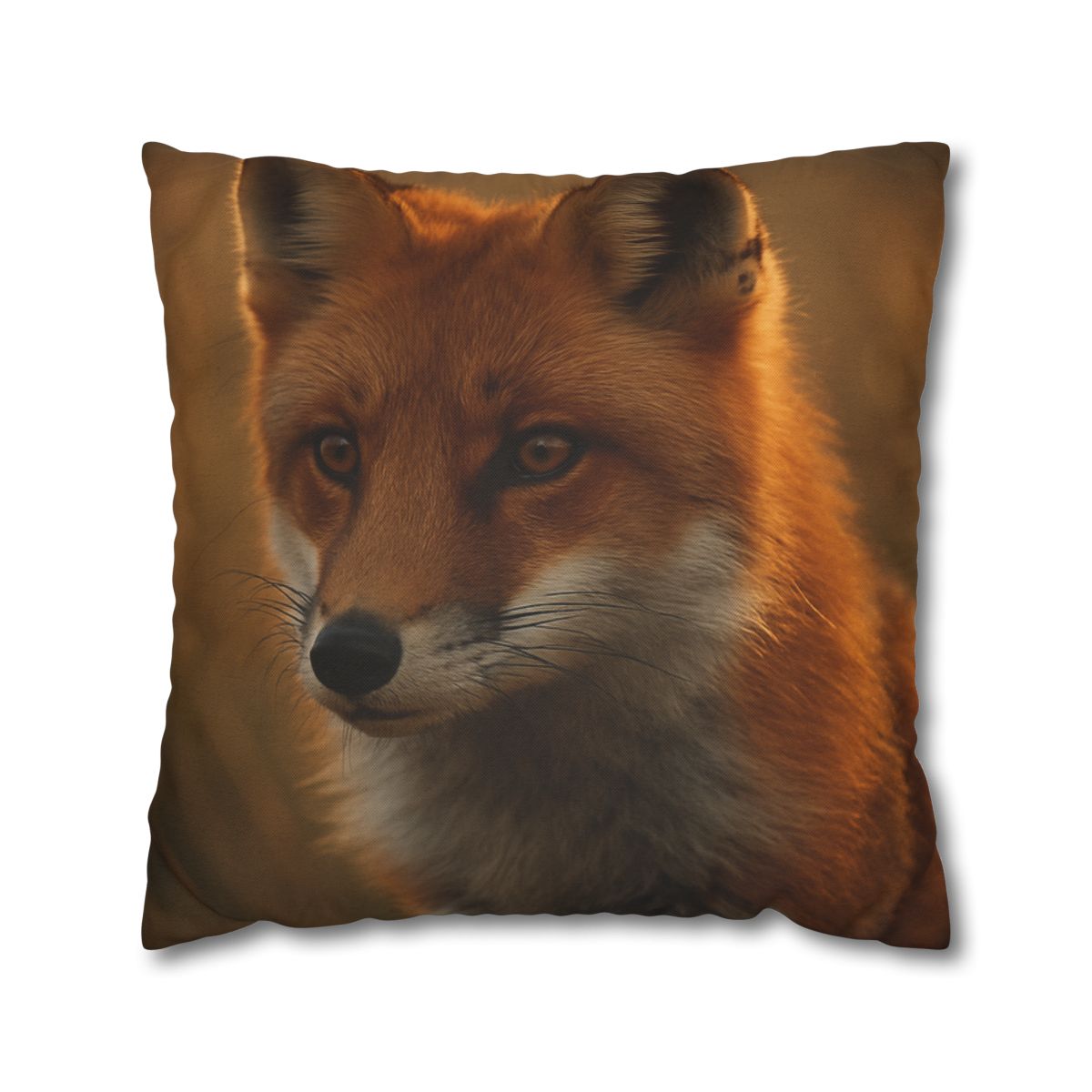 Crimson Whisper Red Fox soft cotton pillow cases