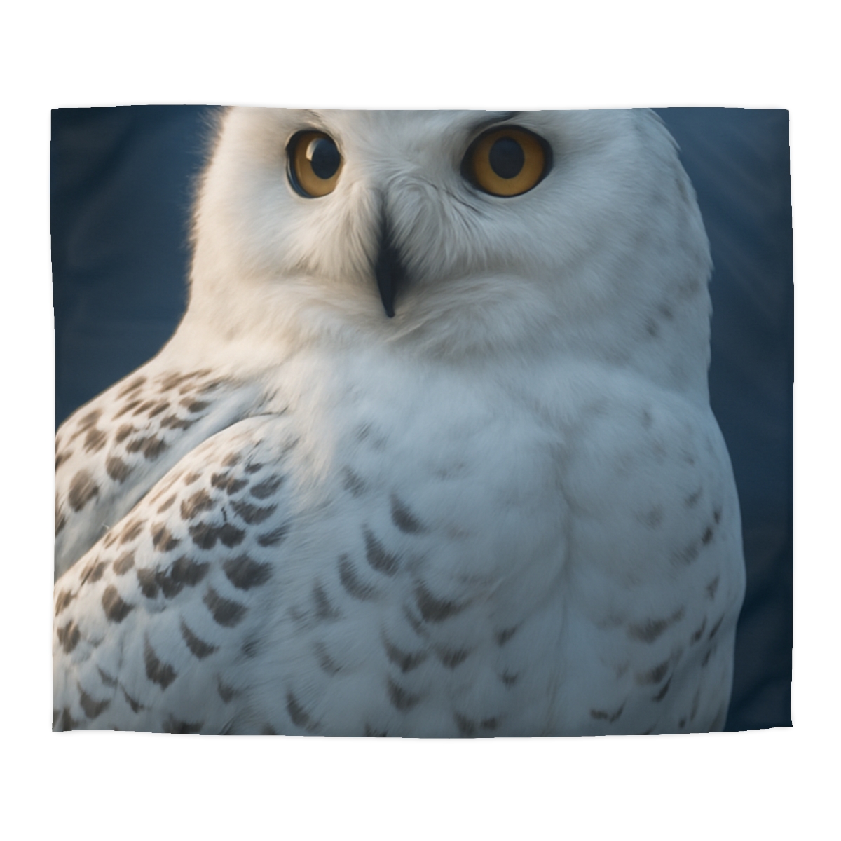 Midnight Watch Snowy Owl personalized bedding duvets