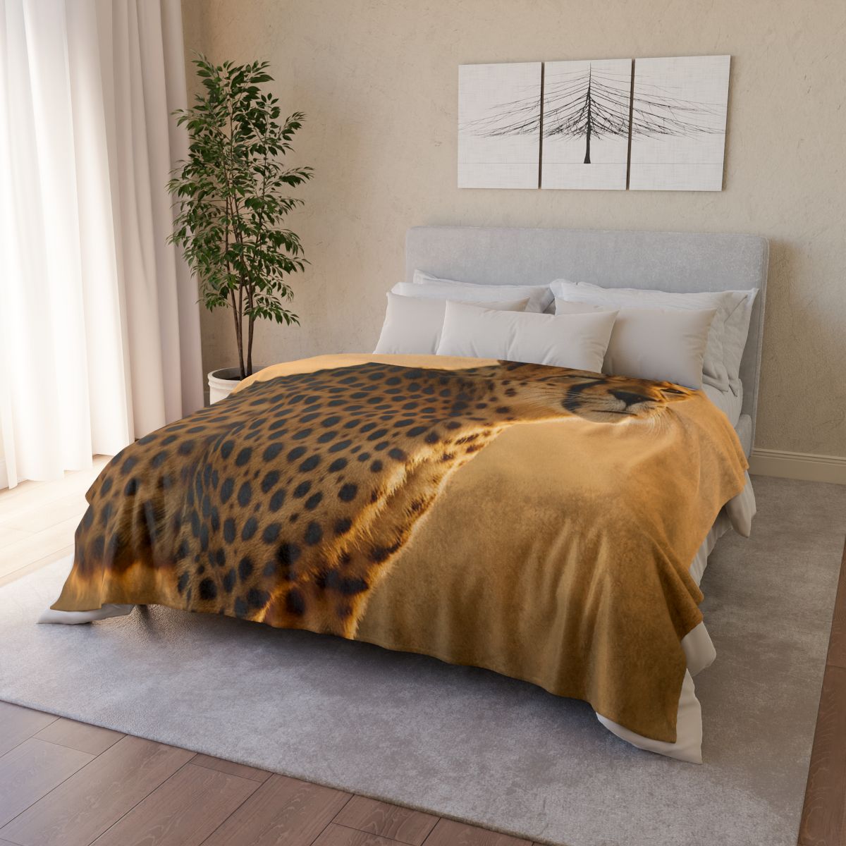 Horizon Runner Cheetah decorative home blankets
