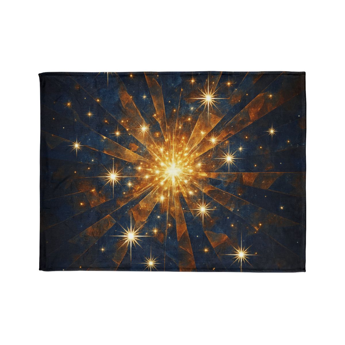 Starburst Mosaic Field designer printed blankets