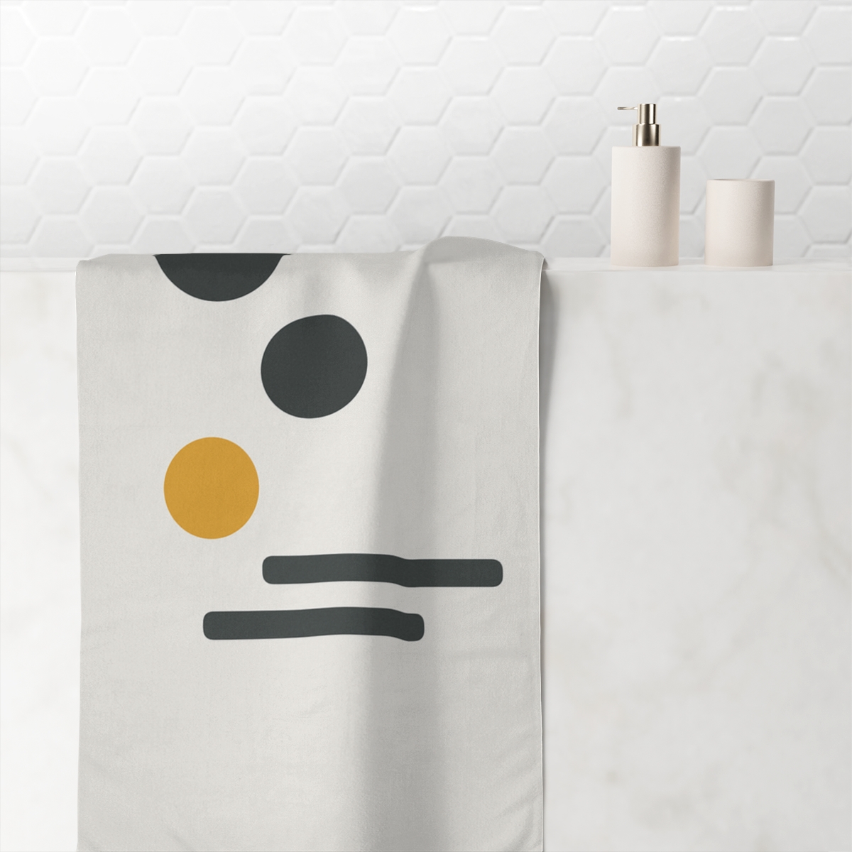 Diagonal Pair With Resting Dots unique gift towels