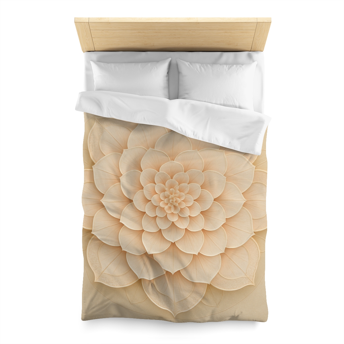 Petal Mosaic Halo designer printed duvets