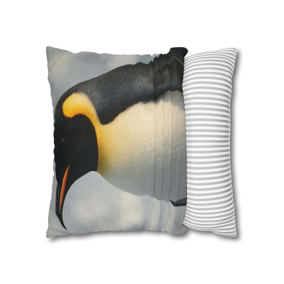 Aurora Drift Emperor Penguin comfortable bedding pillow covers