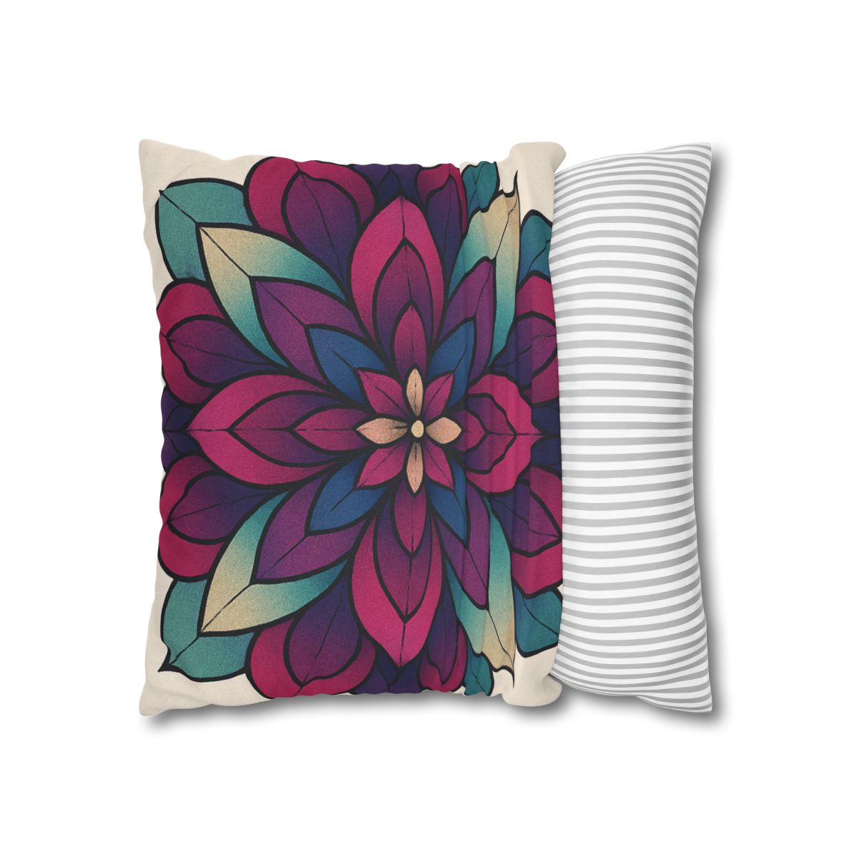 Petal Prism Overlap custom pillow cases