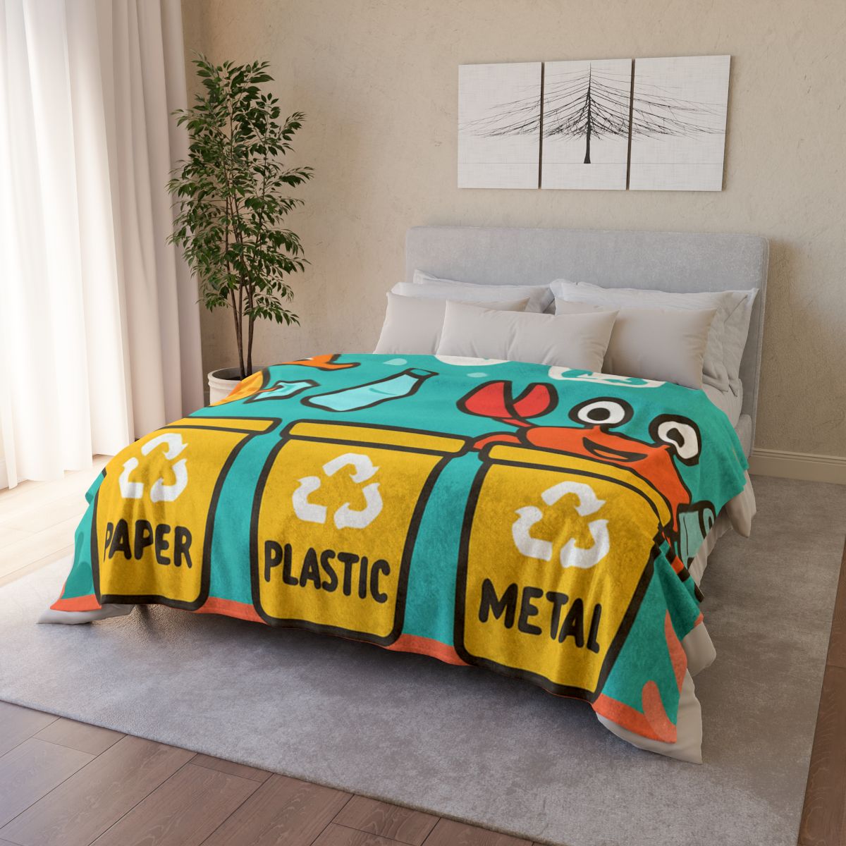 Coral City Recycling Seahorse Patrol warm winter blankets