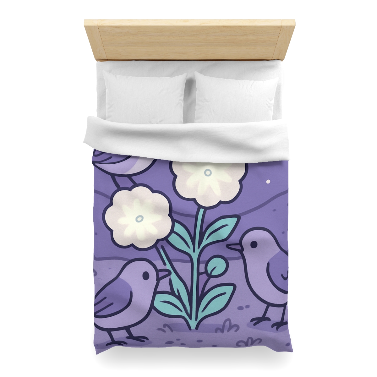 Moon Garden Nightingales stylish duvet covers