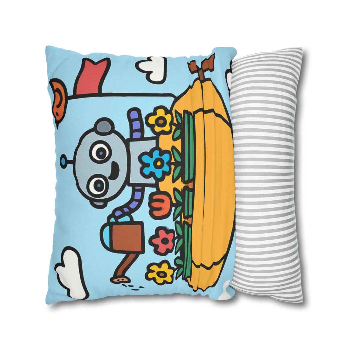 Sky Garden On A Friendly Airship trendy patterned pillow cases