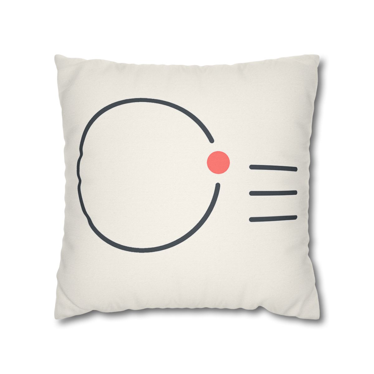 Offset Ring With Three Quiet Bars soft cotton pillow cases