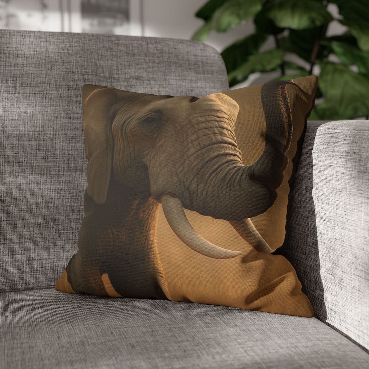 Savannah Sentinel Elephant stylish decorative pillowcases