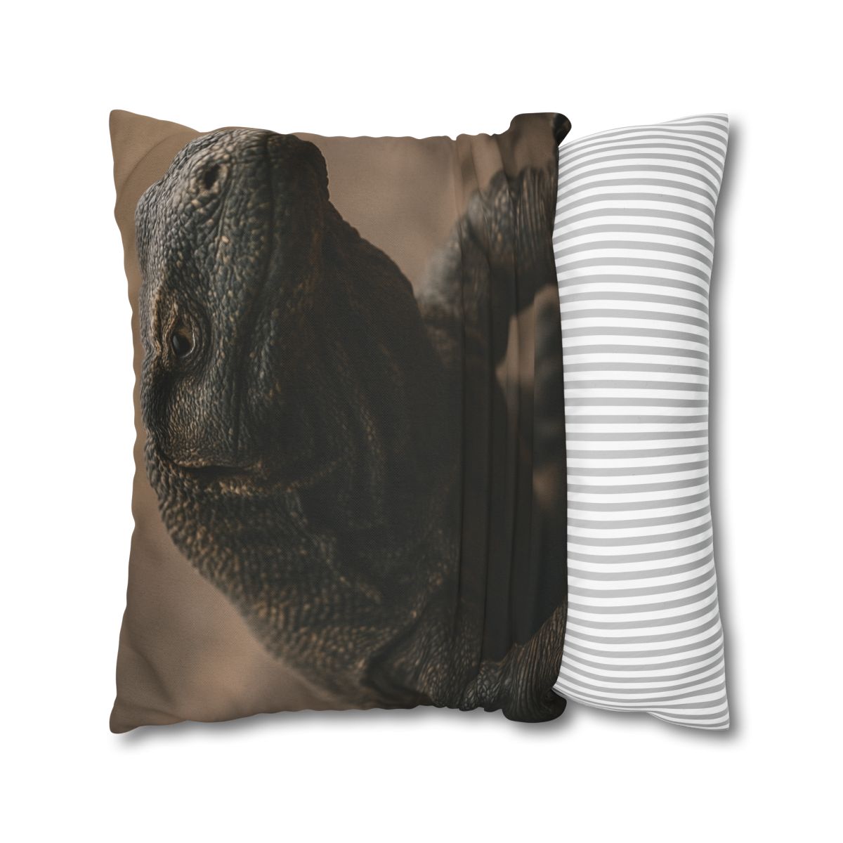 Ancient Sentinel Komodo Dragon trendy patterned pillow cases