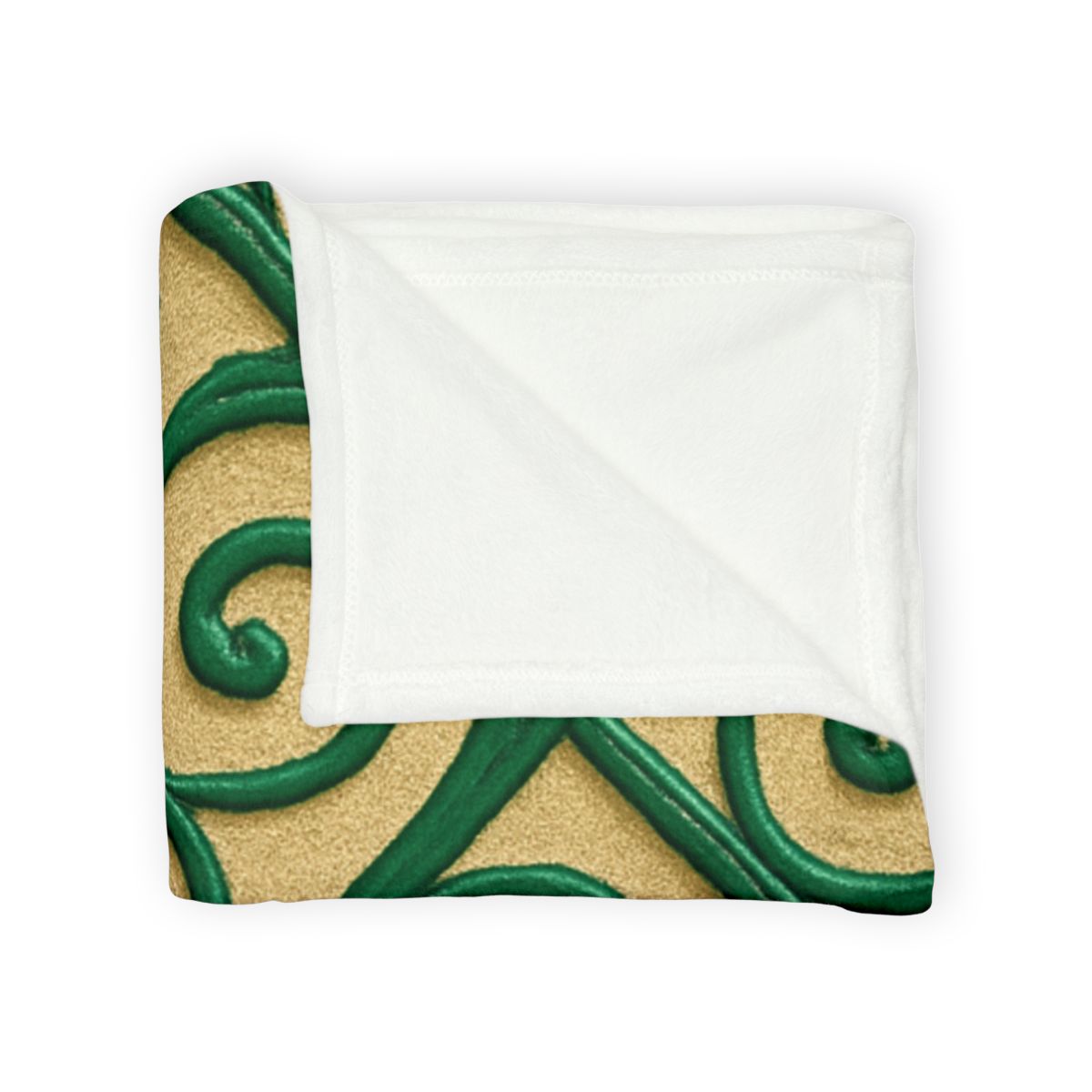 Vine Curl Lattice personalized cozy blankets