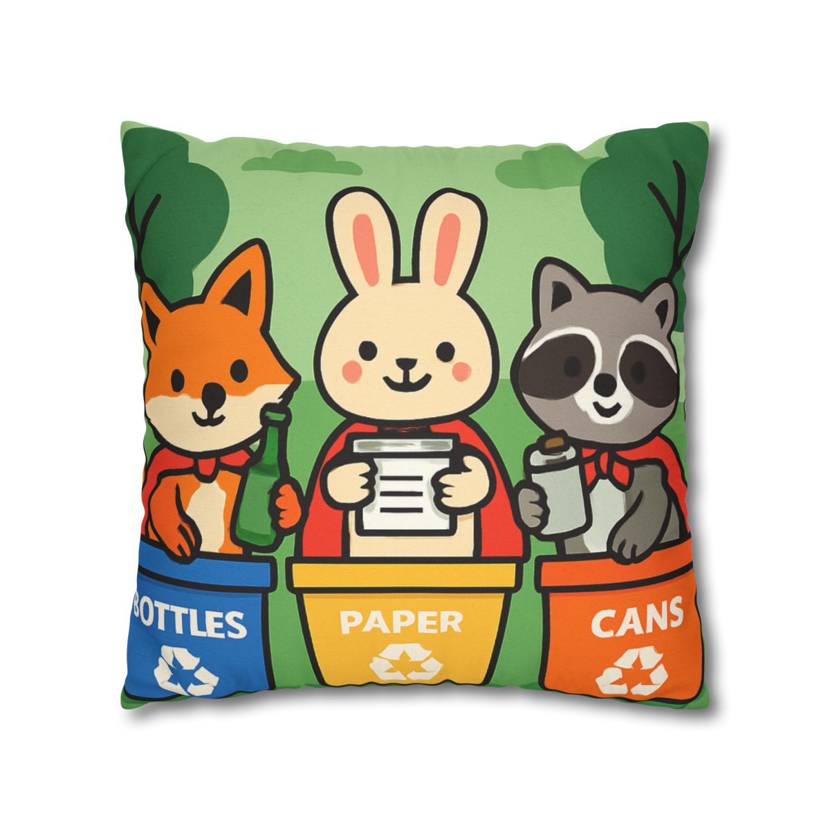 Forest Recycle Rangers unique gift pillow cases