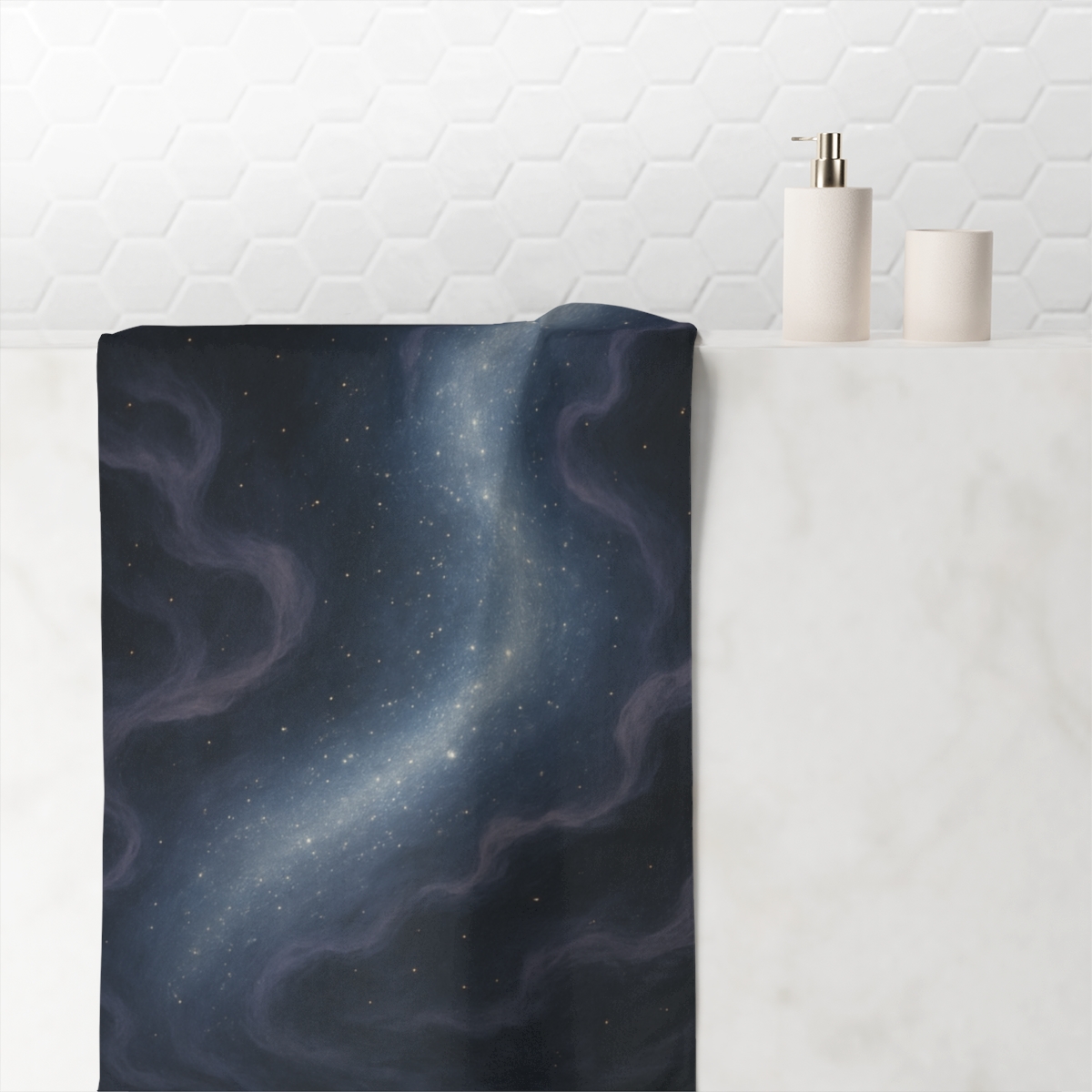 Chrono Veil Starstream personalized bath towels