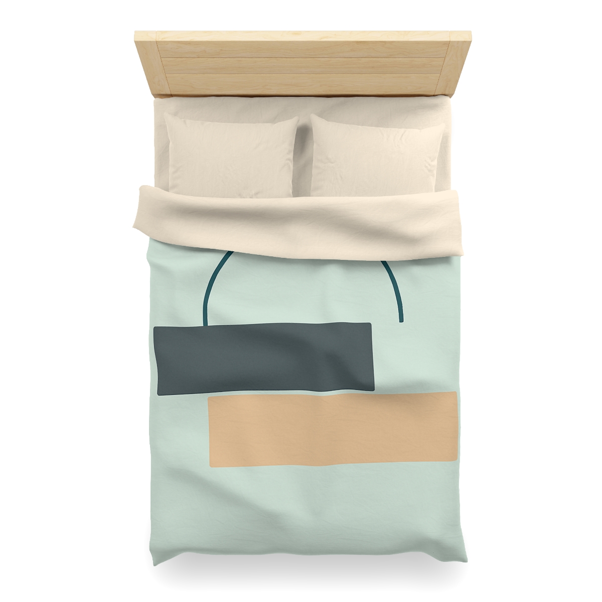 Stepped Arc And Twin Slabs designer printed duvets