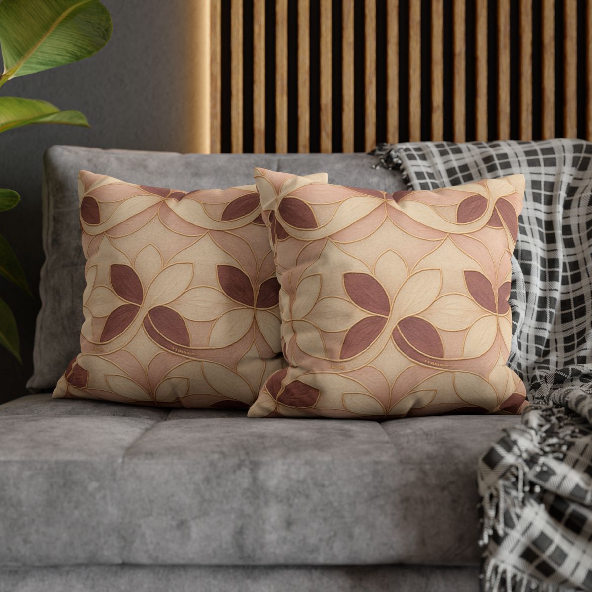 Petal Ribbon Mosaic unique gift pillow cases