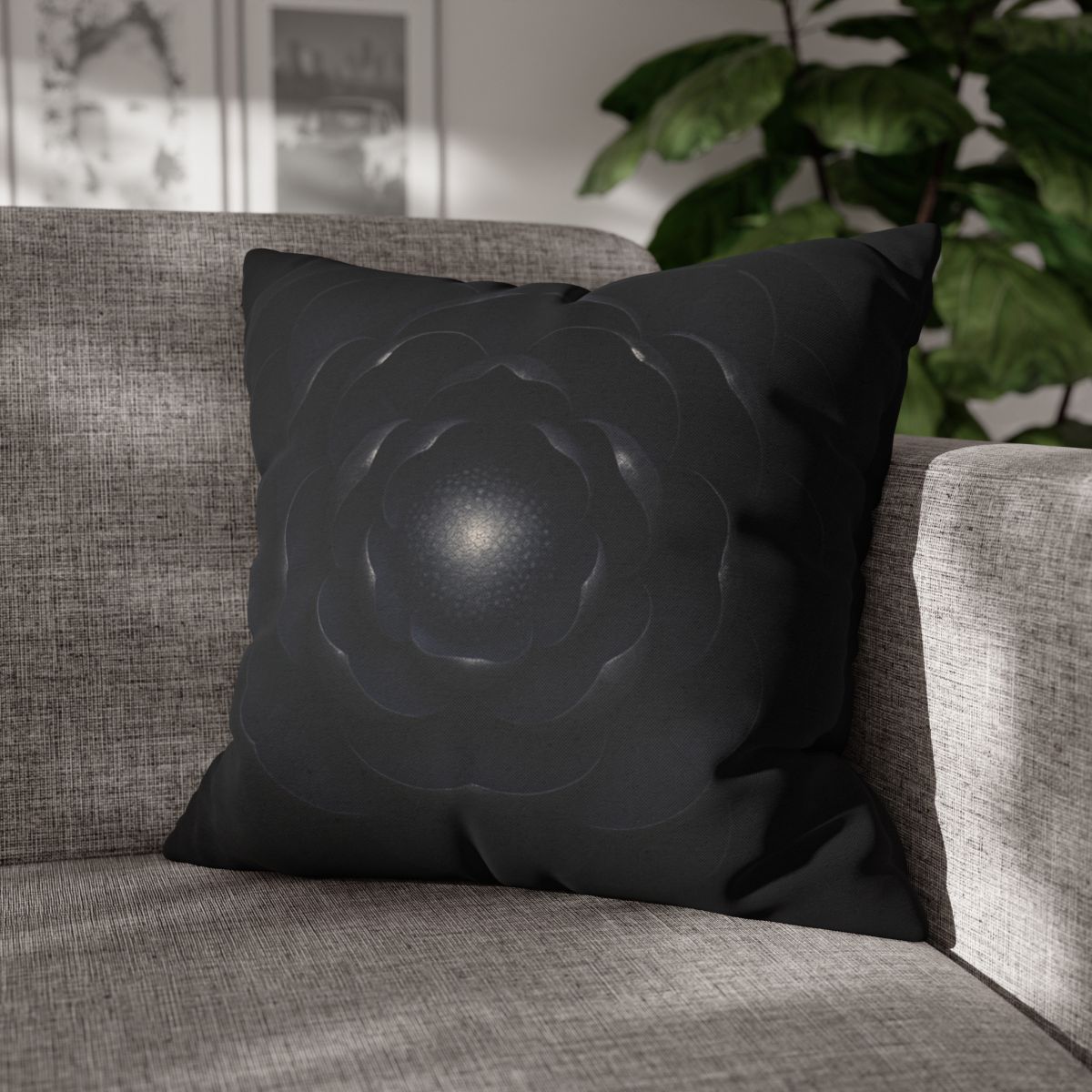 Petal Eclipse Rosette designer print pillow cases