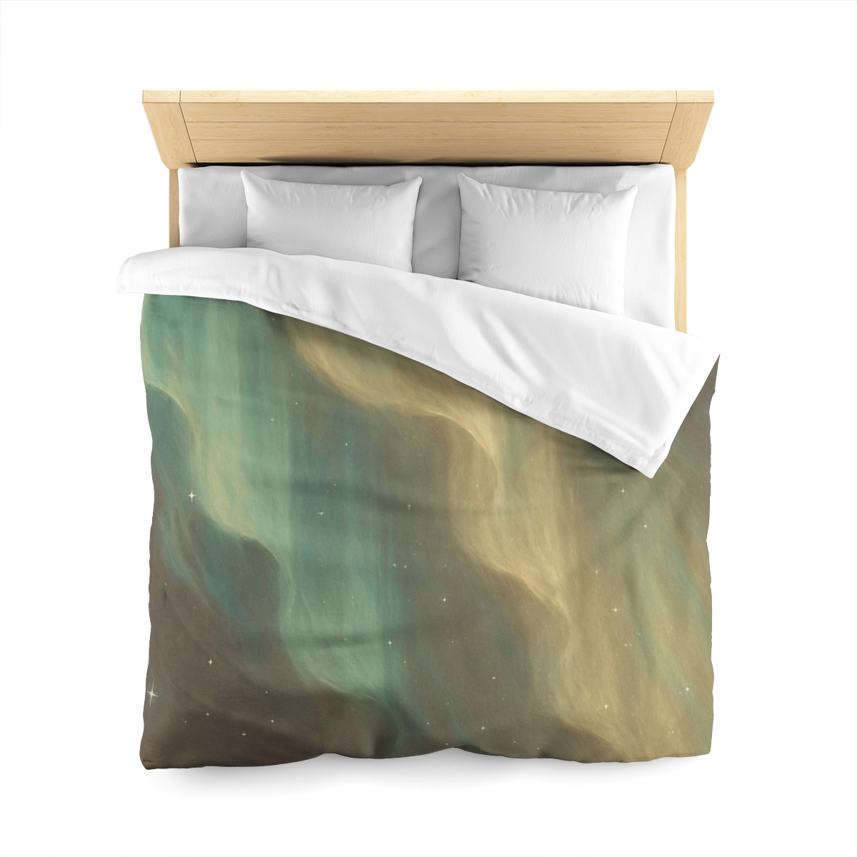 Auroral Dust Cascade unique patterned duvets