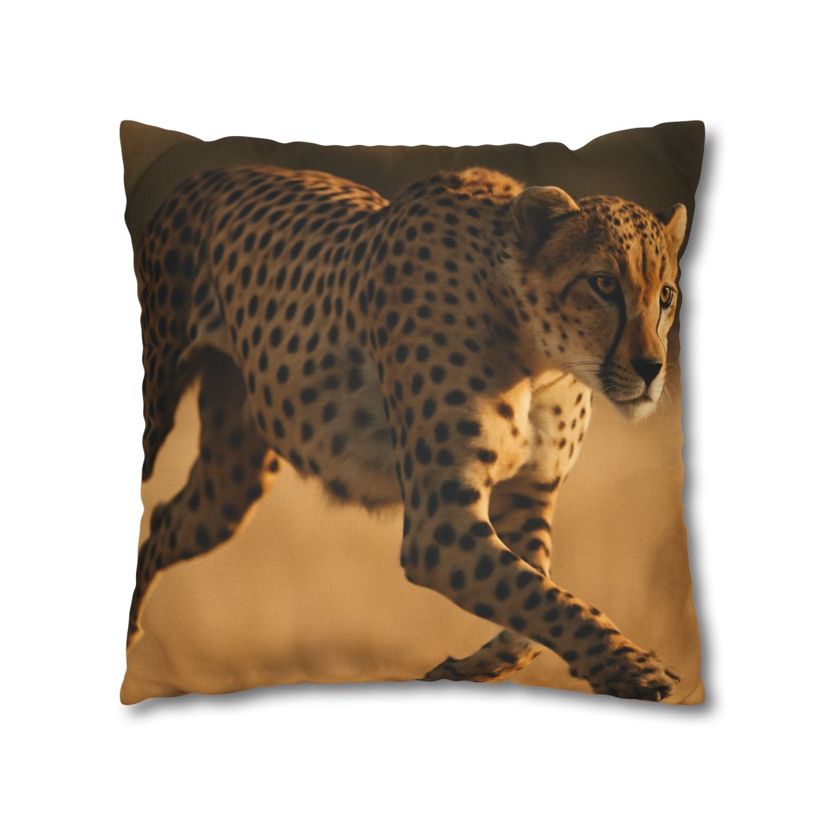Speed Whisper Cheetah soft cotton pillow cases