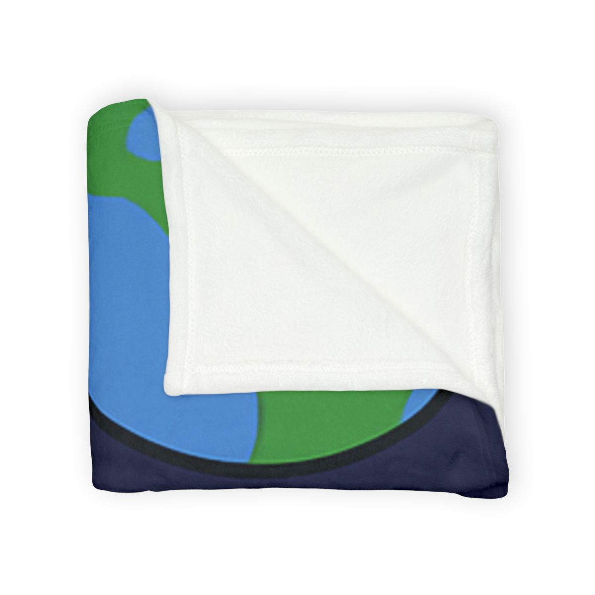 Moonlight Penguin Ice Cream Physics stylish throw blankets