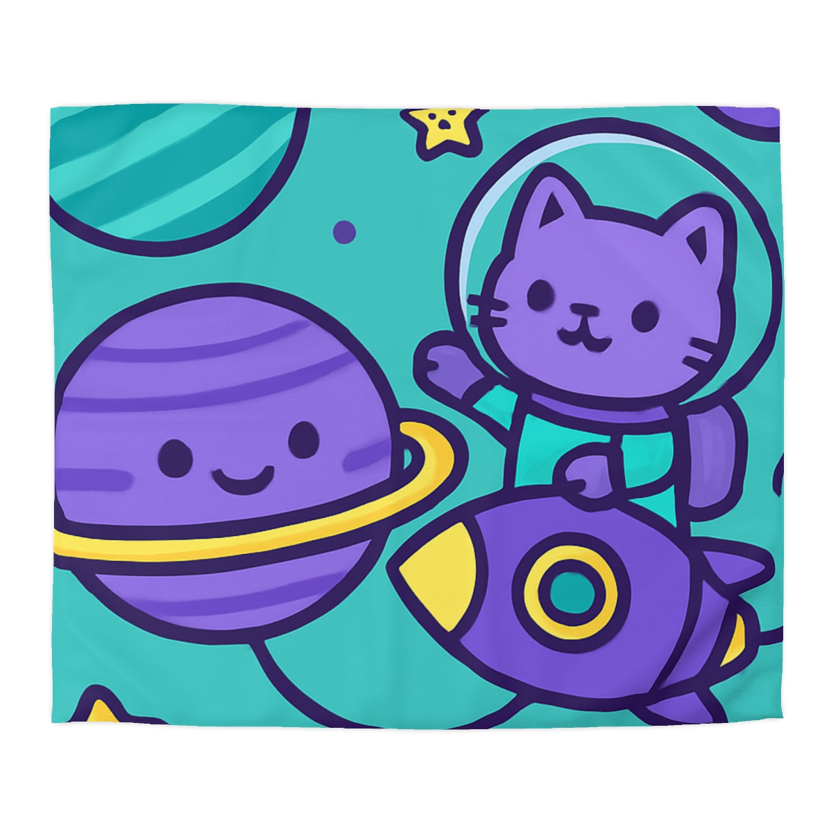 Star Sailor Kitten soft comforter duvets