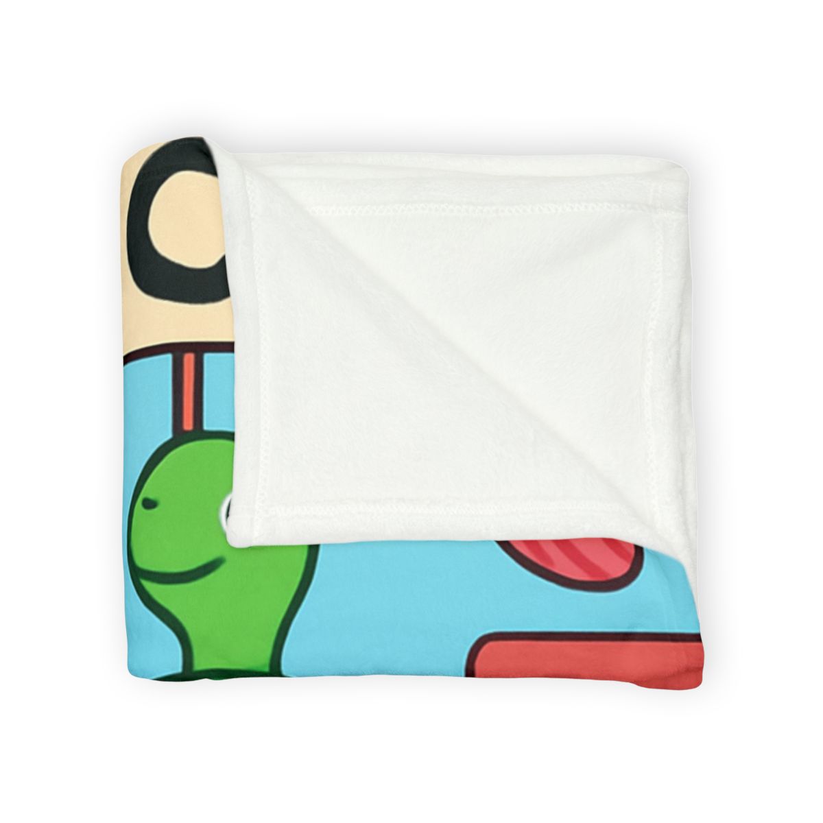 Coral Reef Alphabet Parade designer printed blankets