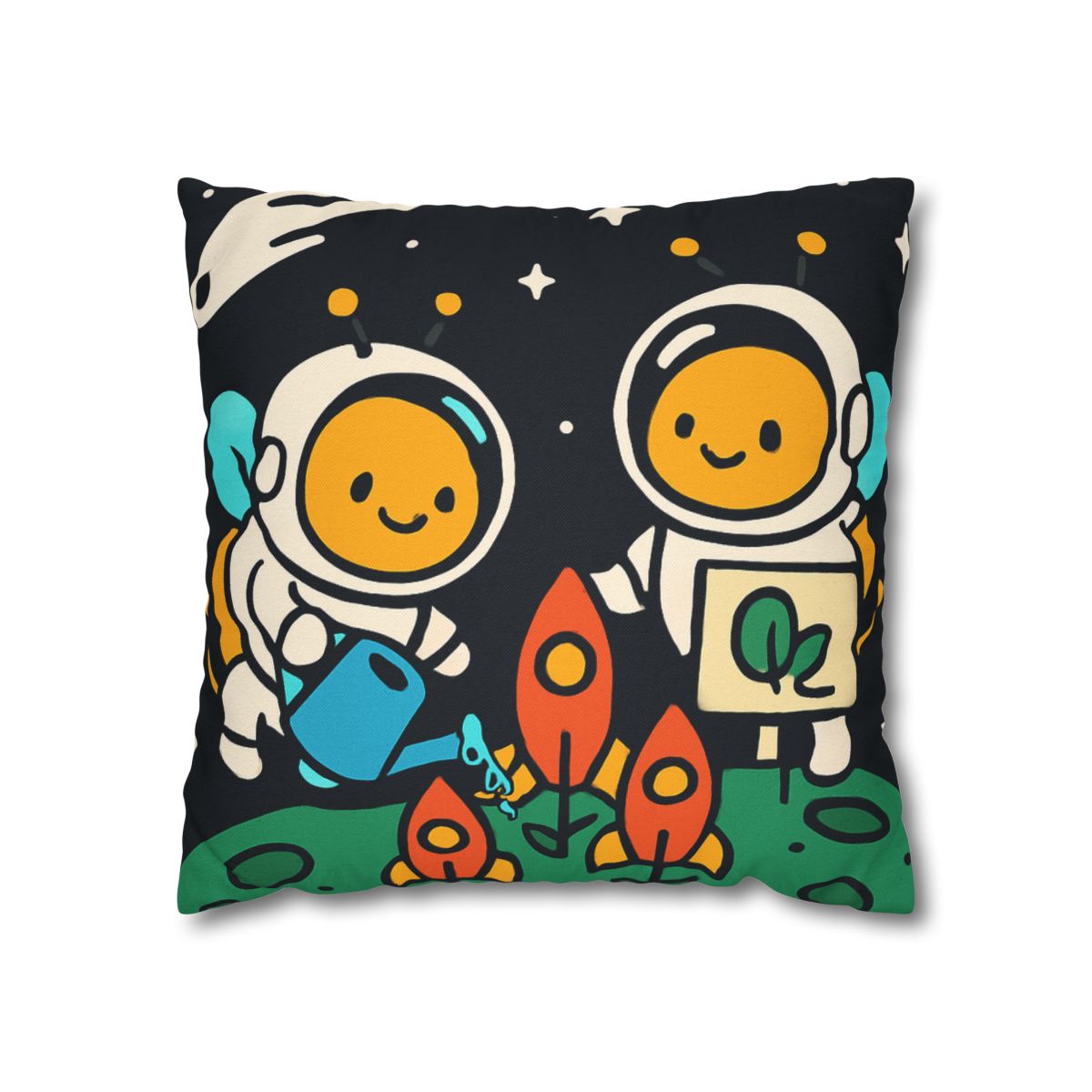 Rocket Garden Of The Bumblebee Astronauts comfortable bedding pillow covers