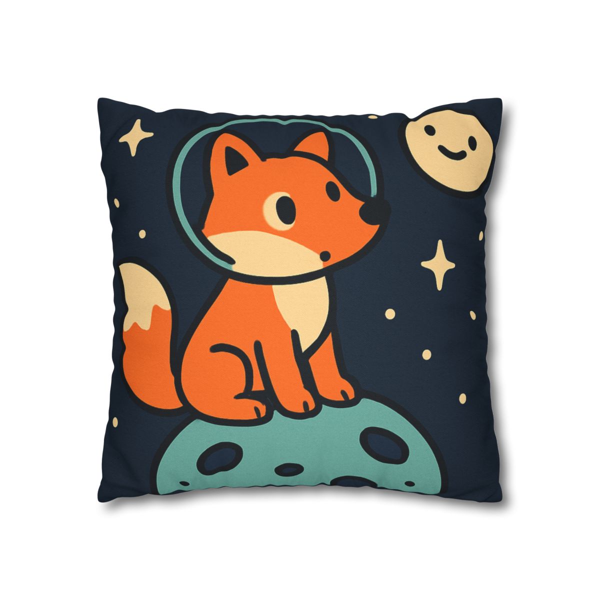 Starlight Explorer Fox unique gift pillow cases