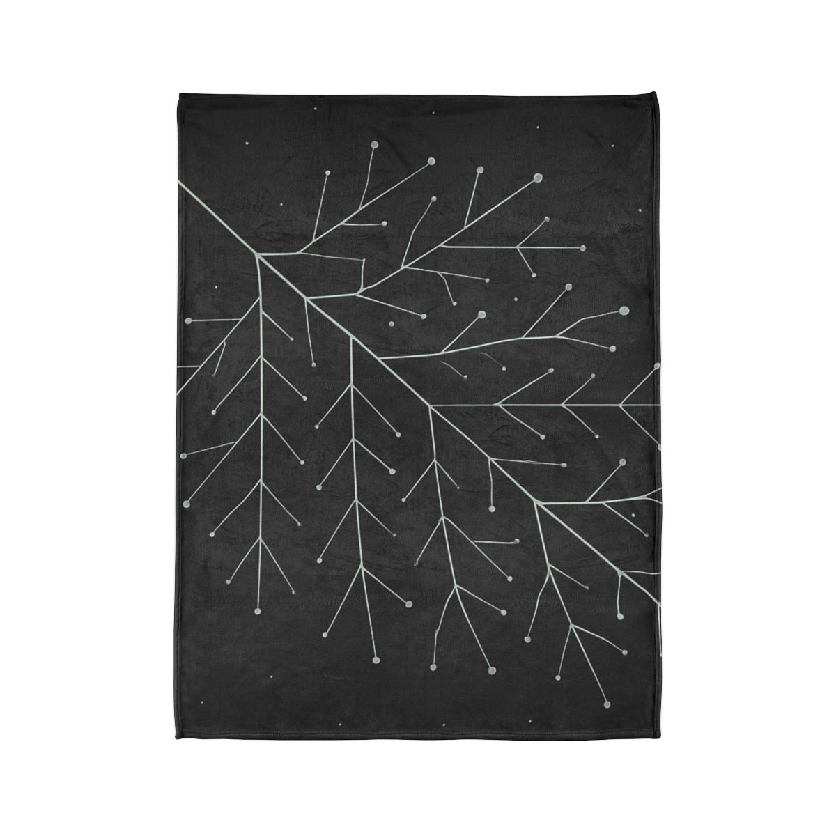 Leaf Vein Constellation Map soft fleece blankets